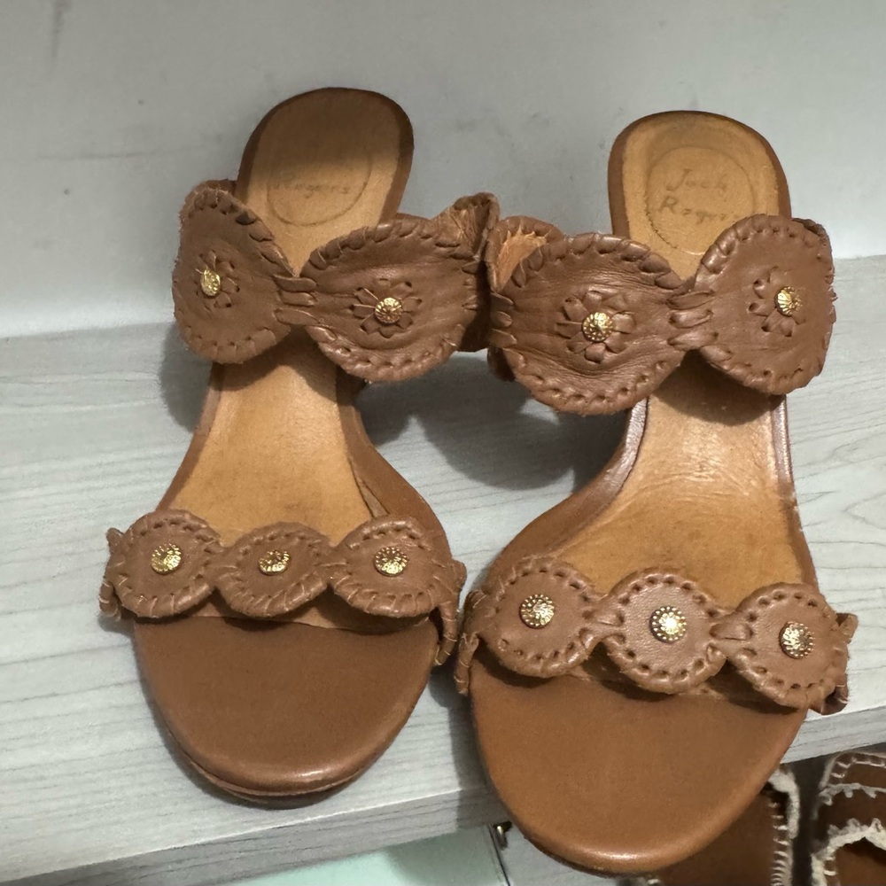 Brown Leather Women's Sandals
